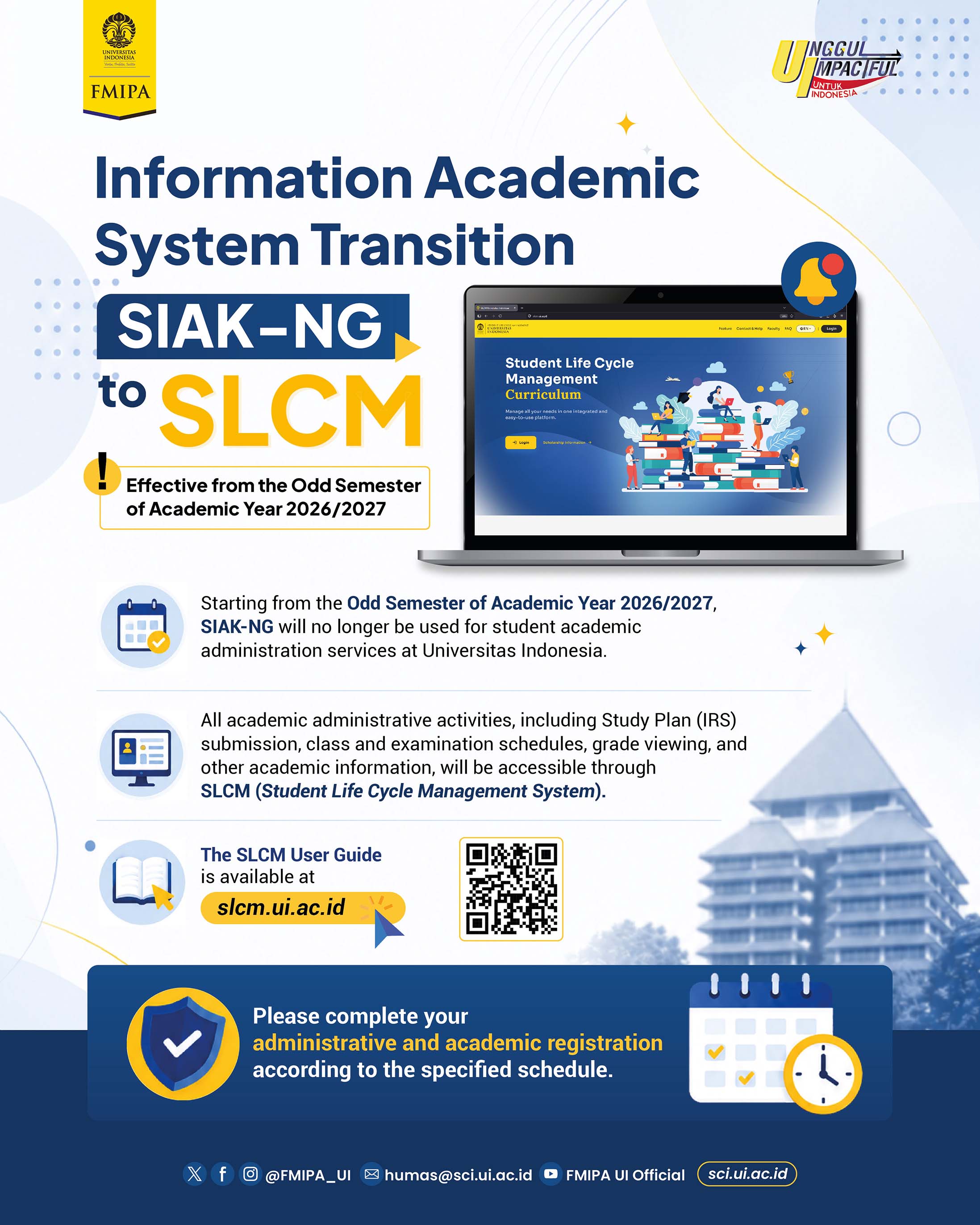 Informasi Transisi SLCM